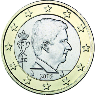 Belgien 1 Euro 2016 König Philippe 