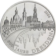 Deutschland 10 Euro  Silbermünze 2006  800 Jahre Dresden 