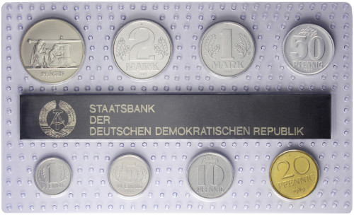 DDR-3,86 Mark-1989-Stgl-Prägen-Minisatz-RS