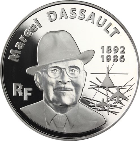 Frankreich 10 Euro 2010 PP Marcel Dassault I