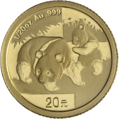 China-20Yuan-2008-AUstgl-ChinaPanda-VS