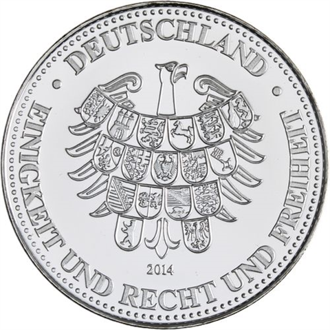 Set I+II Silber-Gold-Gedenkprägungen-der-Nationalmanschaft-2014