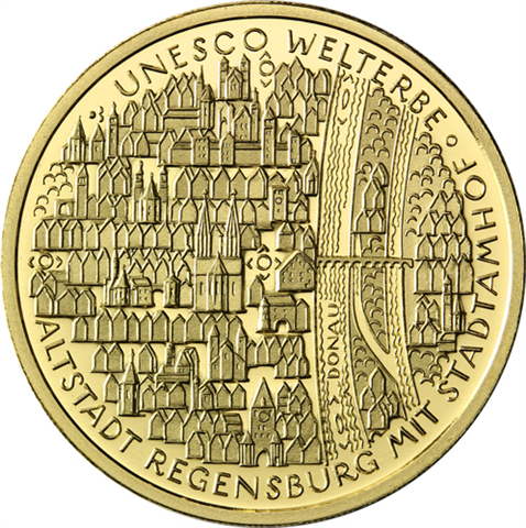 Deutschland-100-Euro-2016-Au-Altstadt-Regensburg-RS