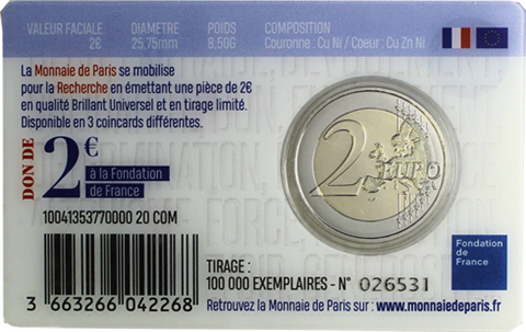 Frankreich-2-Euro-2020-Medizinische-Forschung-Set