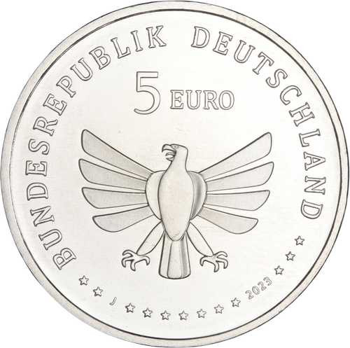 Deutschland 5 Euro 2023 Gebänderte Prachtlibelle