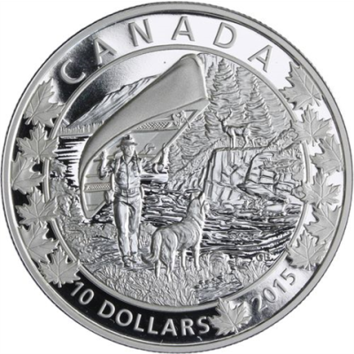 Kanada-10 Dollar-2015-AGpp-Wonderous West-RS