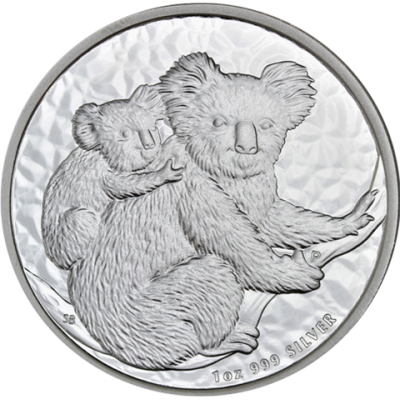 Australien-1Dollar-2008-Silbermünze-1Oz-Koala-RS
