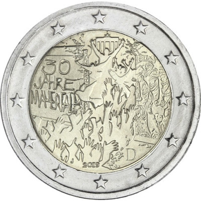 2 Euro Mauerfall 2019