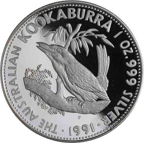 Australien-5 Dollar-1991-AGpp-Kookaburra-RS