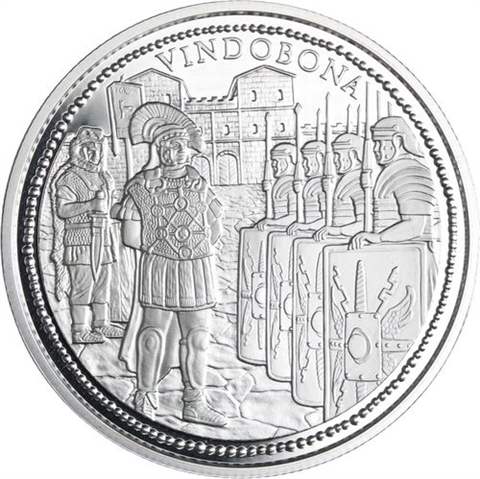 Österreich-6x20 Euro-2010-2012-AGpp-Roma an der Donau-Set-EtuiI