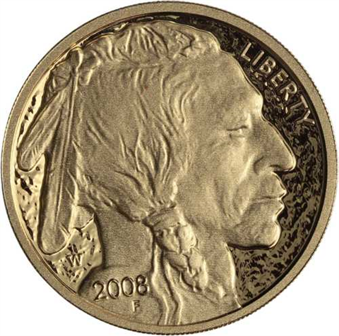 USA-10 Dollar-2008-AUpp-Büffel-VS