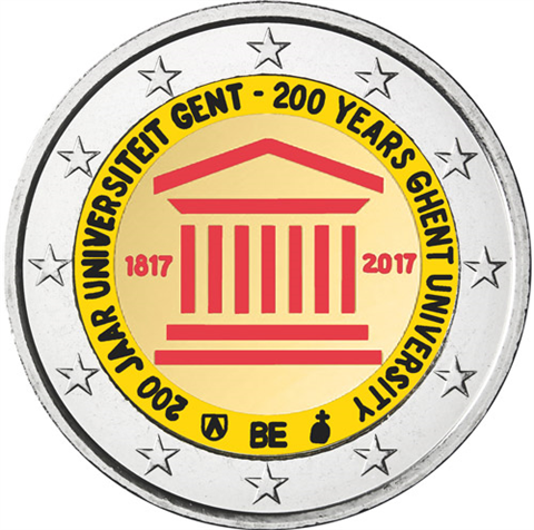 belgien-2-euro-2017-Farbmünze-universitaet-von-gent-RS