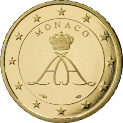 Monaco 10 Cent 2006  PP - Monacos erste Euro-Kursmünzen unter Fürst Albert II