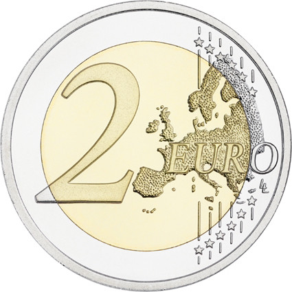Frankreich 2 Euro Gedenkmünzen 2018 Kornblume 