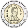Belgien 2 Euro 2009 bfr. Blindenschrift Louis Braille