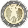 2 Euro Kursmünzen Deutschland Bundesadler 2017 