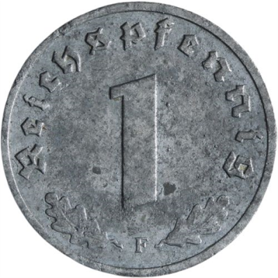 Deutschland- 1 Reichspfennig-1945-1946-Kurs-VS