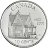 Kanada-10cent-2000-AG-Desjardins-Folder RS