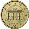 Deutschland 20 Euro-Cent 2017 Kursmünze mit Eichenzweig