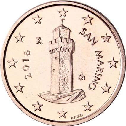 San Marino 1 Cent 2016 bfr. 