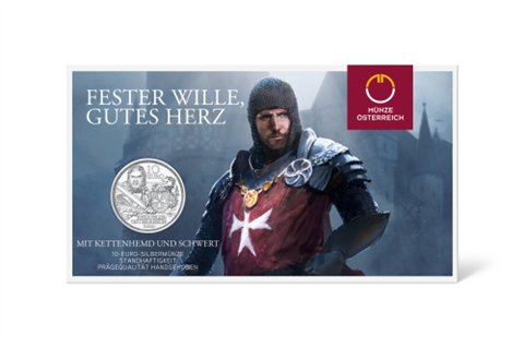 Österreich 10 Euro 2020 Standhaftigkeit hgh Silber Folder III