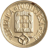 Portugal-1Escudo-2001-AUunz-Währungsabschied-RS