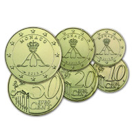 Monaco 10 Cent bis 50 Cent 2006 - 2013 Fürst Albert II 