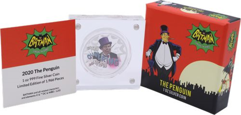 Niue-2 Dollar-2020-AGpp-Farbe-Batman The Penguin-RS