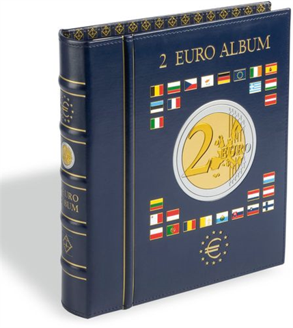 341017 -vista-muenzalbum-fuer-2-euro-muenzen-inkl-4-vista-muenzblaettern-und-schutzkassette-blau