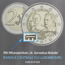 Luxemburg-2-Euro-2021-Großherzog-Jean-Reliefprägung-Mzz-I-Zertifikat