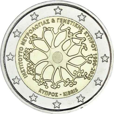 2-euro-gedenkmünze-Zypern-2020-genetik