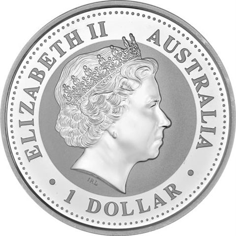 Australien-1-Unze-Silber-2005---1-Dollar-Kookaburra-RS