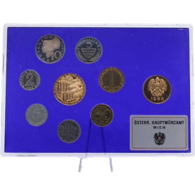 Österreich-16,67Schilling-1988-Kurs-VS