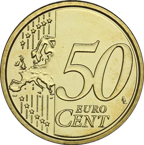 Vatikan Kursmünzen  50 Euro-Cent 2007 Stgl. Papst Benedikt XVI.