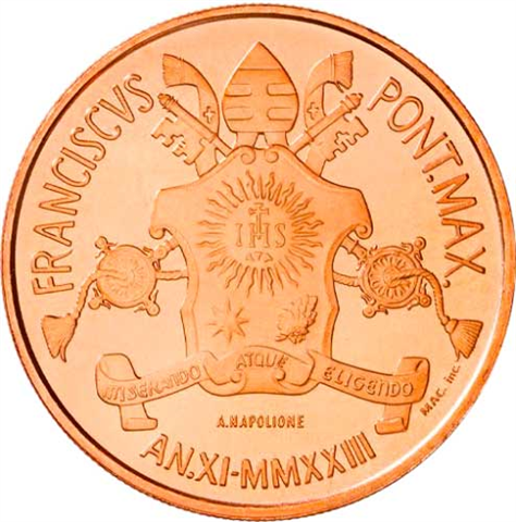 Vatikan-20Euro-2023-Kupfer-Erschaffung-Adams-RS