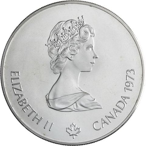 Kanada-14x10+14x5 Dollar-1973-1976-AGstgl-Olymp Montreal 76-Etui