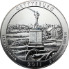 USA-25Cent-2011-AgStgl-5UnzenATBQuarter-Gettysburg-RS