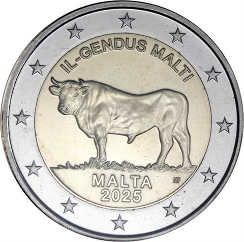 Malta-2 Euro-2025-Stgl-Ochse-Coincard II