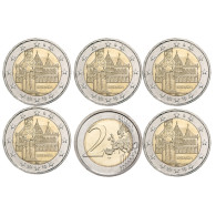 2 Euro Gedenkmünzen Bundesländer Serie Bremen Roland Mzz. A - J