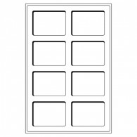 300028 -  Tableaus 8 Faecher bis 64 x 86 mm 2er Set