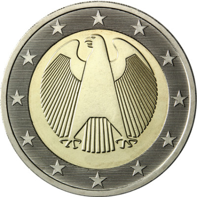 Deutschland 2 Euro 2004  bfr. Mzz.F Bundesadler