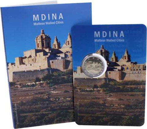 Malta-2 Euro-2025-Stgl-Mdina-Coincard II