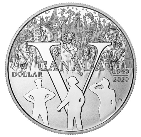 Kanada-1Dollar-2020-AGPP-75-Jahre-Victory-Day-RS