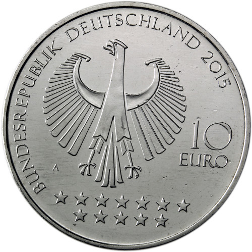 Bismarck 10 Euro muenzen Deutschland 2015