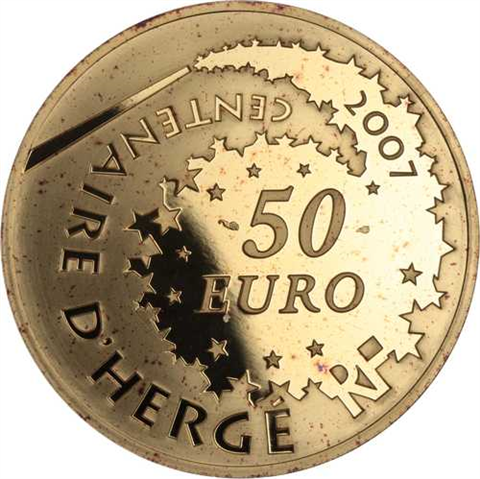 Frankreich 50 Euro 2007 PP Herge´ I