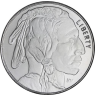 USA-1oz-AGstgl-Büffel Indianer-RS