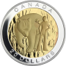 Kanada-20Dollar-2014-AGpp-Bär-vergoldet-RS