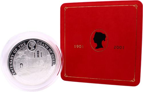 Sierra Leone-500 Dollar-2001-AGpp-Death Queen Victoria-Etui