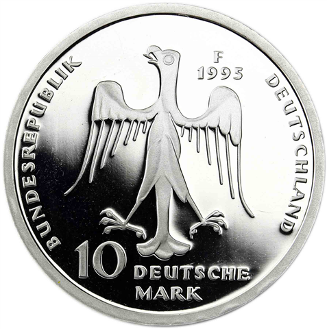 Deutschland 10 DM Silber 1995 PP 800. Todestag von Heinrich dem Löwen I