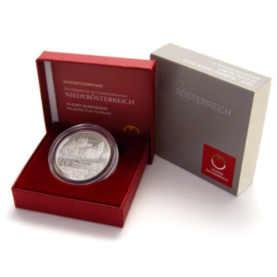 Österreich-10-Euro-2013-Silber-PP-Niederösterreich-Etui
